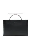 Alexander Mcqueen Cross-bar Clutch In Black