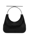 Alexander Mcqueen Cross-bar Leather Handbag Gold-tone Handle
