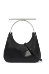 Alexander Mcqueen Mcqueen T-bar Crossbar Leather Handbag In Black