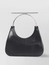 Alexander Mcqueen Mcqueen T-bar Crossbar Leather Handbag In Black