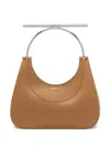 Alexander Mcqueen Mini Cross-bar Tote Bag In Brown