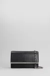 Alexander Mcqueen Cross Bar Mini Shoulder Bag In Black