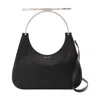 Alexander Mcqueen Cross Bar Purse In Black