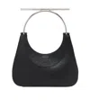 Alexander Mcqueen Mcqueen T-bar Crossbar Leather Handbag In Black