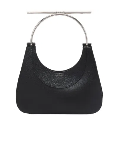 ALEXANDER MCQUEEN ALEXANDER MCQUEEN CROSS-BAR LOGO PRINTED TOTE BAG