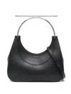 Alexander Mcqueen Mcqueen T-bar Crossbar Leather Handbag In Black