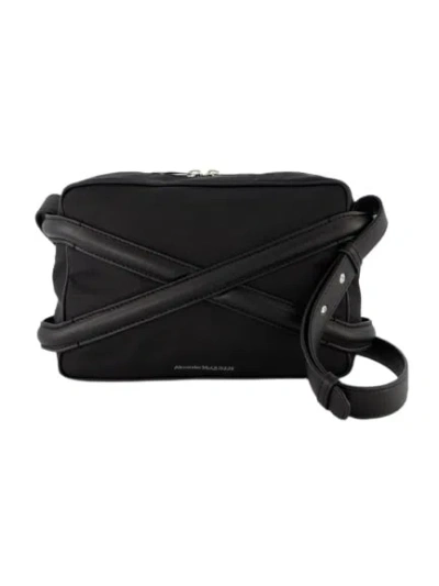 ALEXANDER MCQUEEN ALEXANDER MCQUEEN CROSSBODY - BLACK - LEATHER