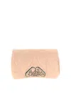 Alexander Mcqueen The Mini Seal Crossbody Bags Beige In Beige