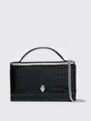 Alexander Mcqueen Shoulder Bag Mcqueen Woman Color Black In Black
