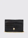Alexander Mcqueen Shoulder Bag Mcqueen Woman Color Black In Black