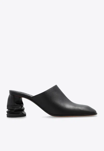 Alexander Mcqueen Crush 70 Leather Mules