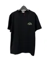 Alexander Mcqueen Crystal Decorated Logo T-shirt In Black