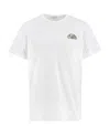 Alexander Mcqueen Crystal Decorated Logo T-shirt In White
