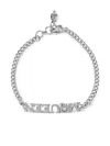 Alexander Mcqueen Crystal-embellished Bracelet In Metallic
