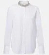 Alexander Mcqueen Structured White Button-down Shirt