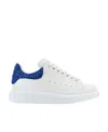 Alexander Mcqueen Crystal-embellished Lace-up Sneakers In White