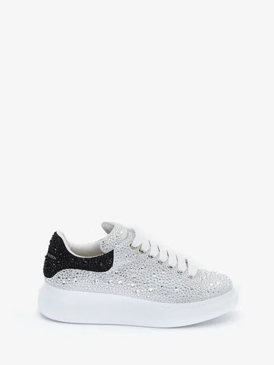 Alexander Mcqueen Larry Crystal Embellished Oversized Sneakers In Multicoloured