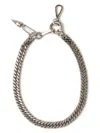 Alexander Mcqueen Cuban-link Chain Necklace In Silver