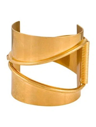 Pre-owned Alexander Mcqueen Cuff Bracelet, 7.5" In Multicolor