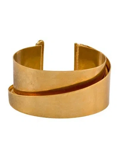 Pre-owned Alexander Mcqueen Cuff Bracelet, 9" In Multicolor