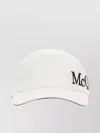 Alexander Mcqueen Curved Visor Cotton Baseball Cap