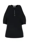 Alexander Mcqueen Alexander Mc Queen Ribbed Top In Black