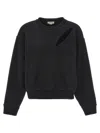 Alexander Mcqueen Cotton Crew-neck Sweatshirt In Black