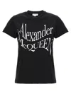 ALEXANDER MCQUEEN CUT AND SEW T-SHIRT WHITE/BLACK