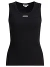 Alexander Mcqueen Ribbed Texture Sleeveless Top