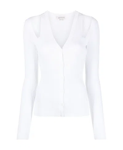 ALEXANDER MCQUEEN CUT-OUT CARDIGAN