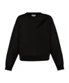 Alexander Mcqueen Woman Black Sweatshirts In Black