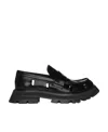 Alexander Mcqueen Flat Shoes In Black