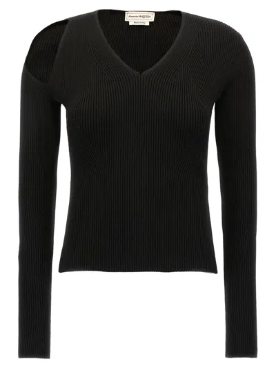 ALEXANDER MCQUEEN ALEXANDER MCQUEEN CUT-OUT SWEATER