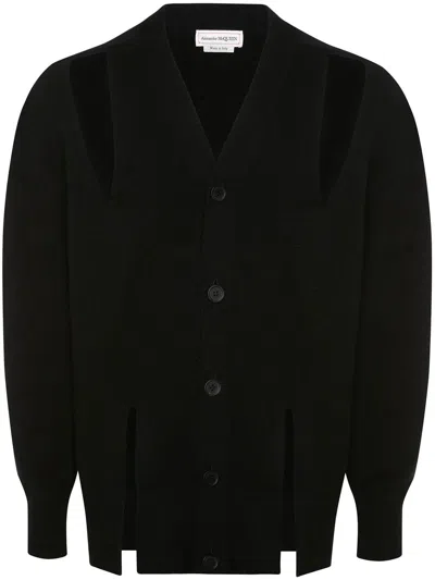 ALEXANDER MCQUEEN V-NECK CARDIGAN