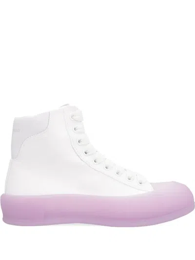 Alexander Mcqueen Women's Da Skate Chunky Sneakers In White