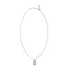 Alexander Mcqueen Dapper Pend.necklace In Gray