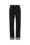 Alexander Mcqueen Dark Blue Denim Jeans In Dark Blue