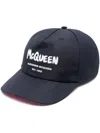 Alexander Mcqueen Alexander Mc Queen Mc Queen Graffiti Cap In Blue