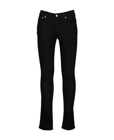 Alexander Mcqueen Dark-wash Slim-fit Jeans In Black