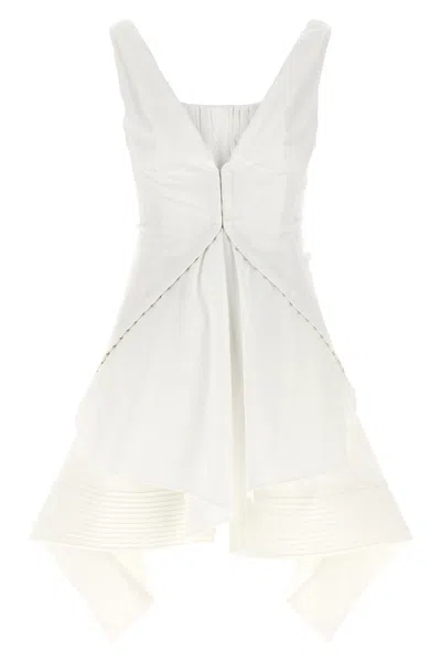 Alexander Mcqueen Day Dress In White