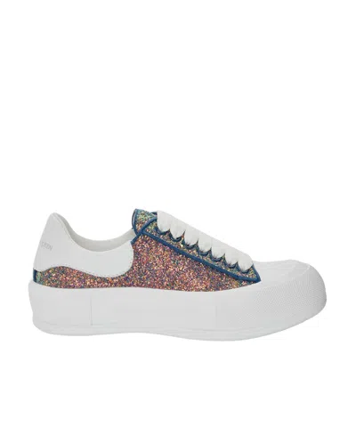 Alexander Mcqueen Deck Leisure Sports Shoes In White