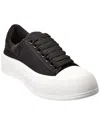 Alexander Mcqueen Tread Slick Chunky-sole Sneakers In Black