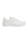Alexander Mcqueen Plimsoll Leather Sneaker In White