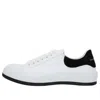 Alexander Mcqueen Deck Skate Plimsoll Lace Up 'white Black Suede'