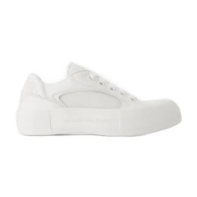 Alexander Mcqueen Deck Sneakers Alexander Mc Queen Calfskin White