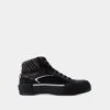 Alexander Mcqueen Deck Sneakers In Black