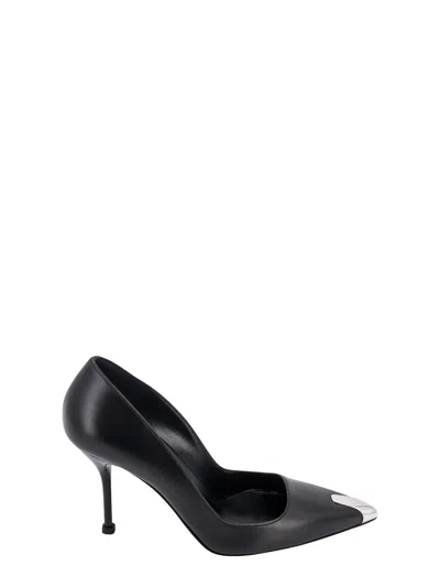 Alexander Mcqueen Scarpe Con Tacco In Black