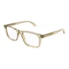 Alexander Mcqueen Eyewear Rectangular Frame Glasses In Blue