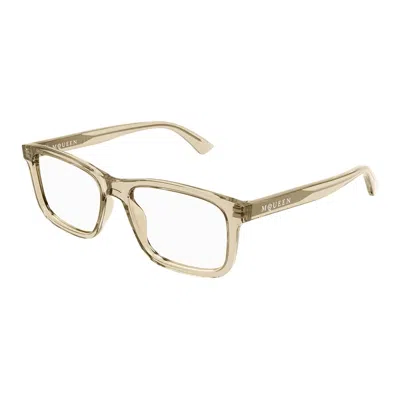 ALEXANDER MCQUEEN ALEXANDER MCQUEEN DEMO SQUARE MEN'S EYEGLASSES AM0486O 005 54