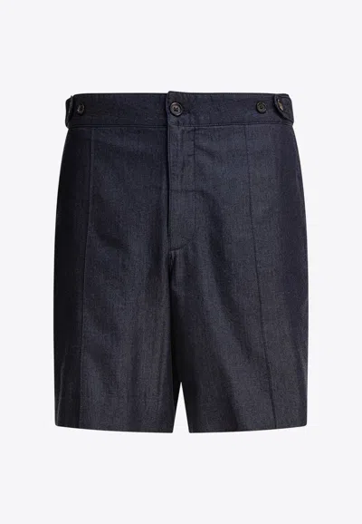 ALEXANDER MCQUEEN DENIM BERMUDA SHORTS